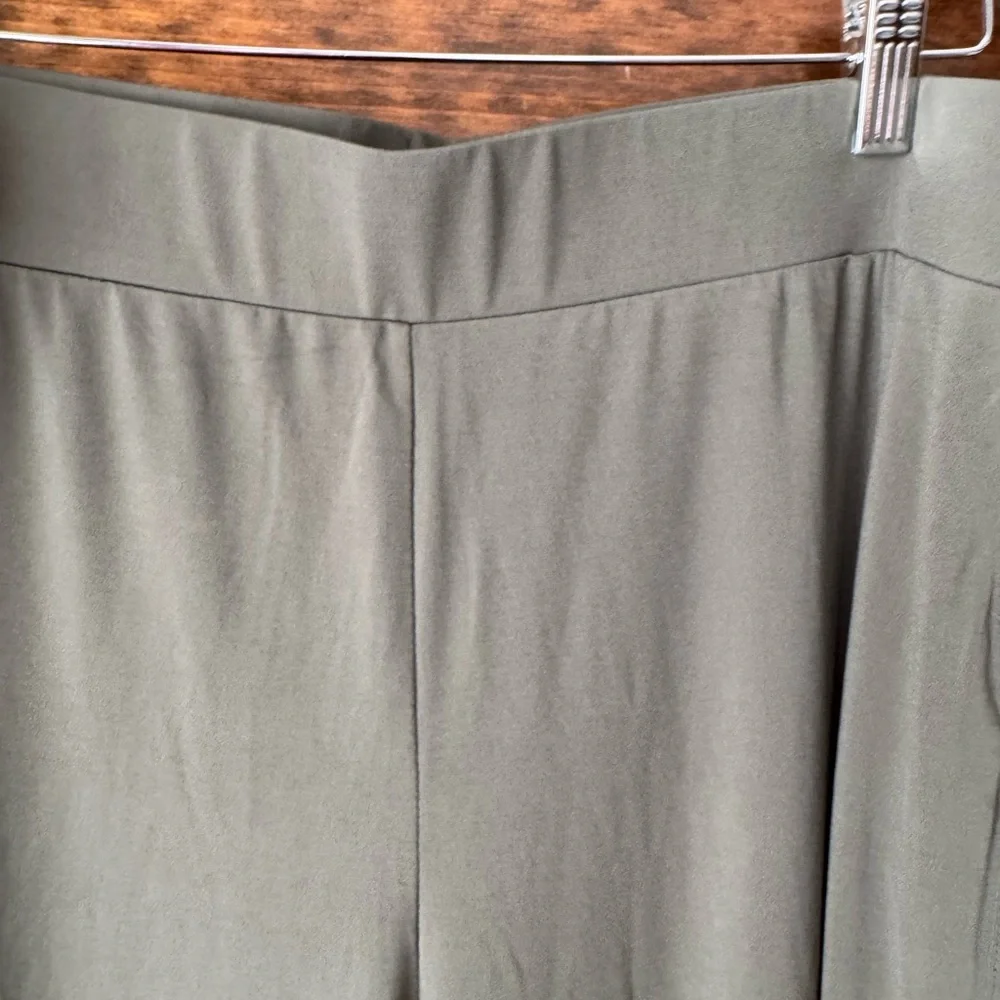 Lisa Rinna Collection Olive Green Jogger Pull-On Dress Pants X-Large